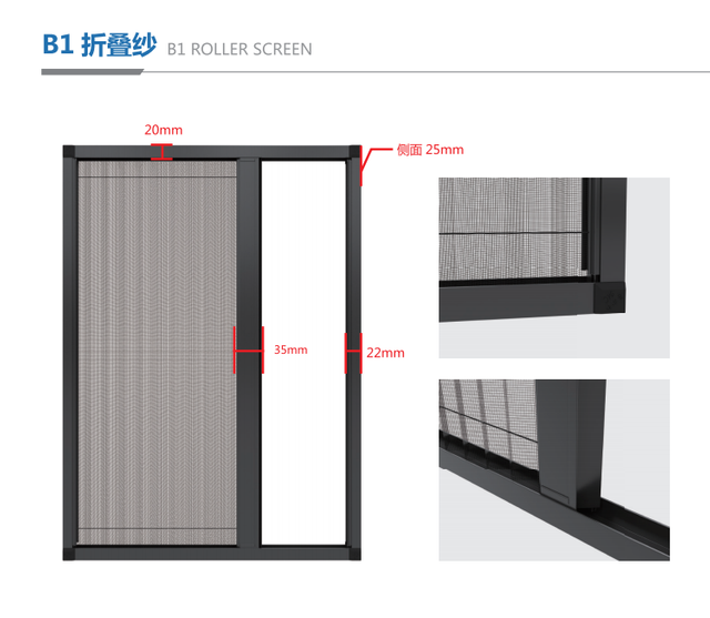 Premium Foldable Metal Magnetic Screen Door for Insect Protection And Ventilation