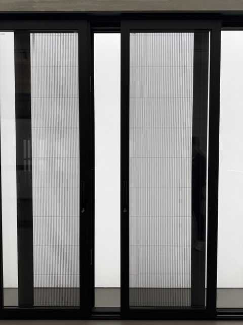  Slim Frameless Trackless Folding Window Screen for Modern Homes