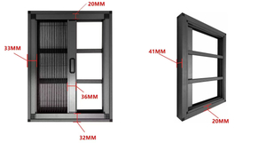 Metal Screen Window Mosquito Mesh - Removable And Washable for Your Convenience for Mosquito Prevention