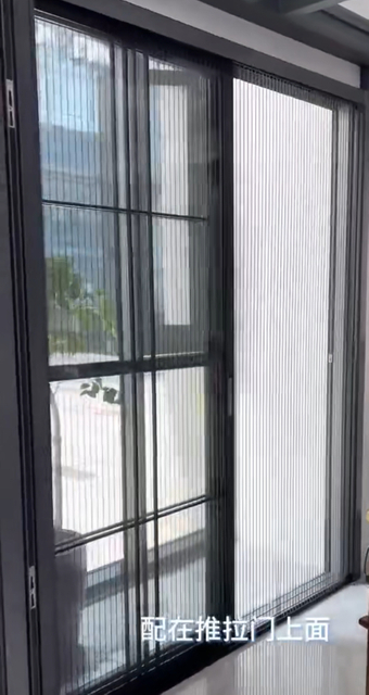  Slim Frameless Trackless Folding Window Screen for Modern Homes