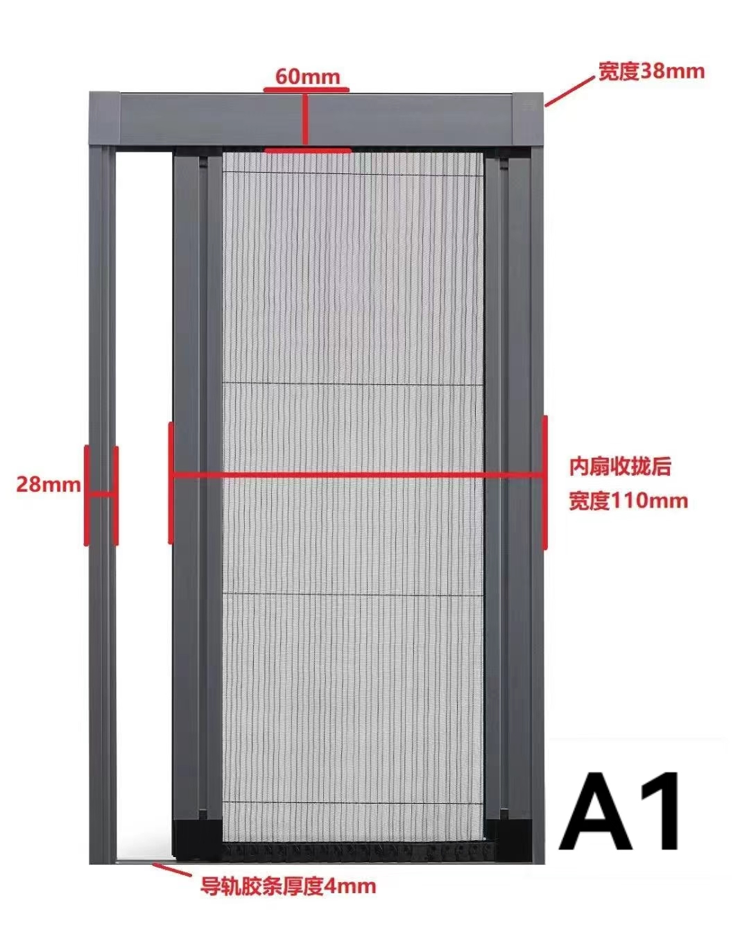 Detachable Magnetic Mosquito Screen Window - Easy To Wash And Install