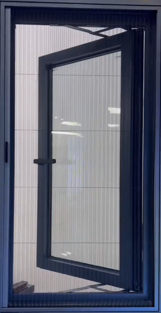 Modern Shape Folding Window Screen 45 Degrees Group Frame