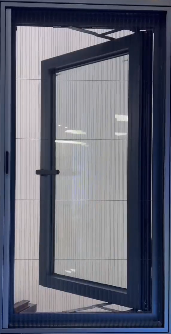 Modern Shape Folding Window Screen 45 Degrees Group Frame