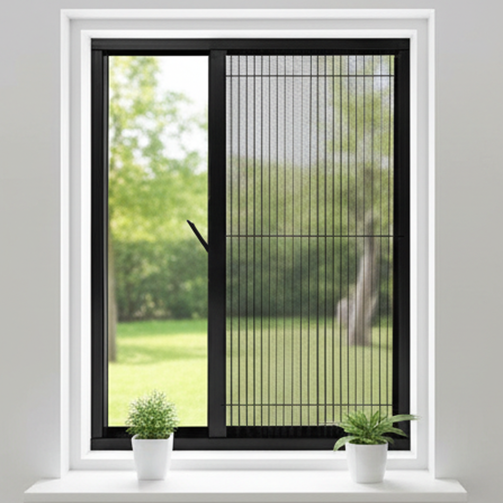 Stylish Metal Mosquito Screen Window with Premium Aesthetics for Home Decor
