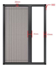 Folding Window Screen Anti Mosquito Folding Insect Screen Window