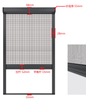Premium Heavy-Duty Retractable Screen Door for Windows and Sliding Doors