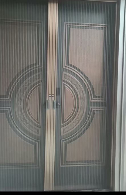 Interconnected Panel Metal Door with Advanced Mosquito Protection